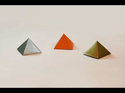 How to make a paper Pyramid?