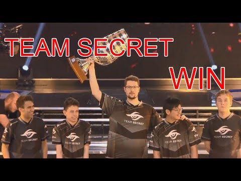 Awarding ESL One Katowice 2019 Dota 2 Congratulations Team Secret
