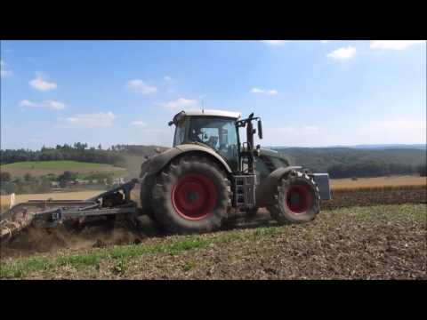 Fendt 826 Vario profiplus EXTREM SOUND beim Grubbern
