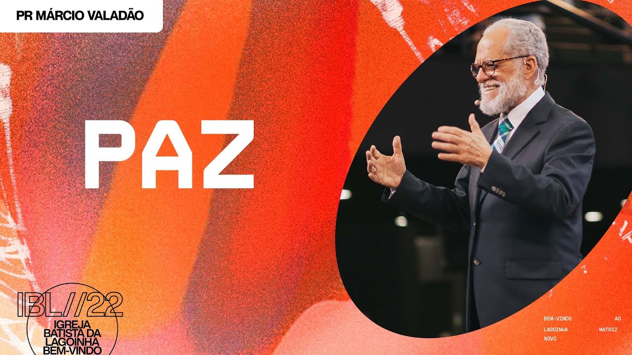 "Paz", com Pr Márcio Valadão | Celebração Domingo 10h 28/08/2022