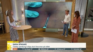 ”Hela näsan består av en gigantisk pormask” - Nyhetsmorgon (TV4)
