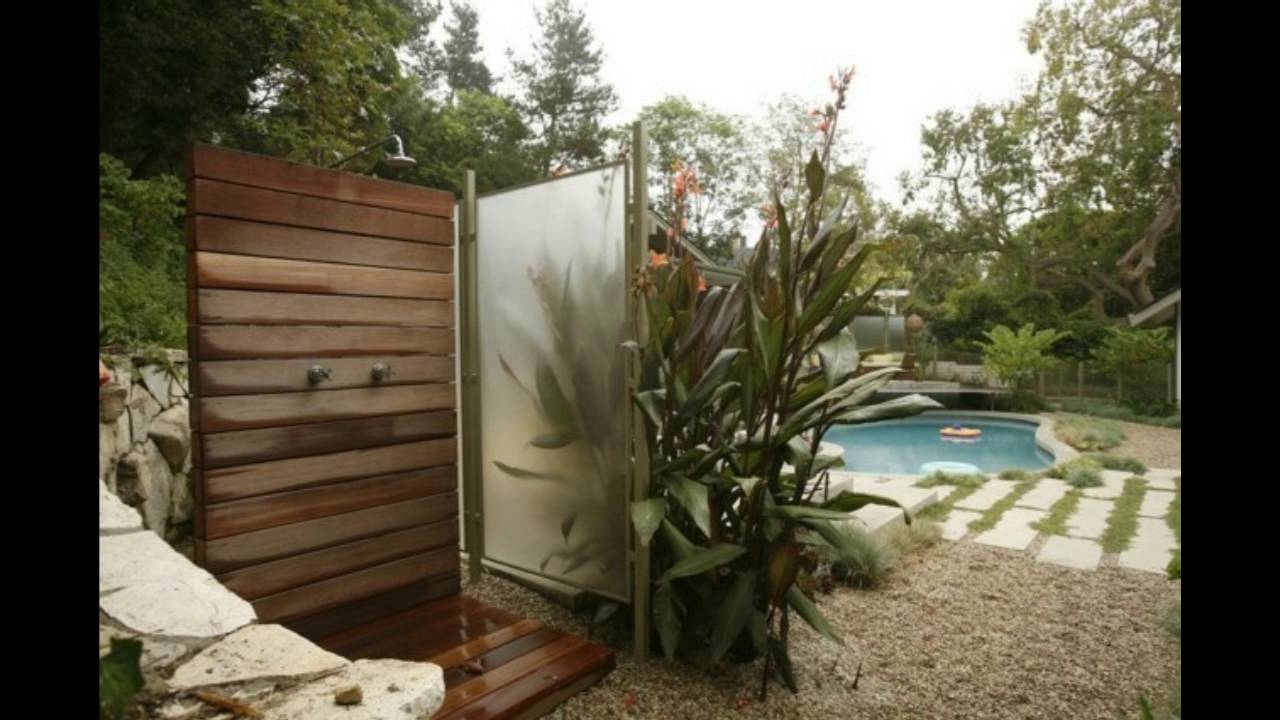 Diseño de platos de ducha para el jardín