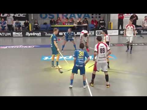 Sestřih zápasu 25. kola Tipsport Superligy: FBC OSTRAVA - Florbal Ústí