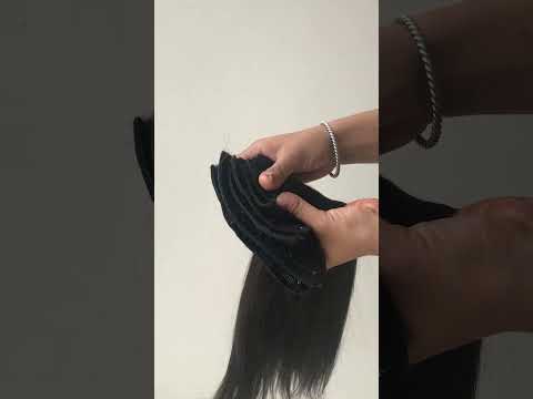 Straight Clip in Human Hair Extension