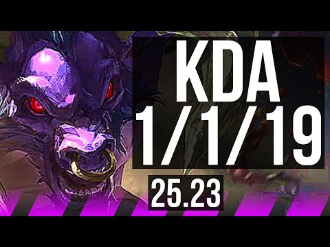 ALISTAR & Aphelios vs PYKE & Yunara (SUP) | 1/1/19 | KR Challenger | 25.23