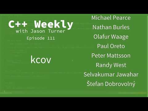C++ Weekly - Ep 111 - kcov