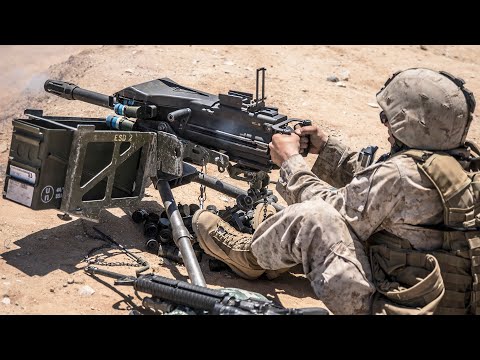 Training with 40mm Mark-19 Automatic Grenade Launcher