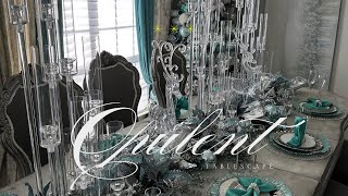 THE MOST OPULENT TABLESCAPE YOU’VE EVER SEEN/ DECORATE WITH ME #decoratewithme #christmasinspo