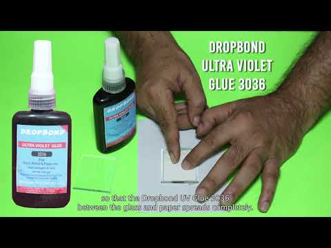 UV Glue For Acrylic & Paper Bonding
