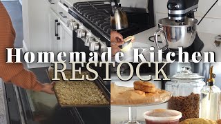 Homemade Kitchen Restock as a Full-Time Working Mom | Baking and Prepping