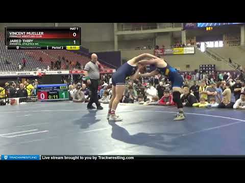 220 Lbs 1st Place Match - Jared Thiry, Immortal Athletics WC Vs Vincent Mueller, Pinnacle Wrestlin