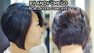 KOREA STYLE - ANGLED BOB - BOB HAIRCUT - STACKED BOB - GRADUATED BOB - INVERTED BOB | Andy Omego #4