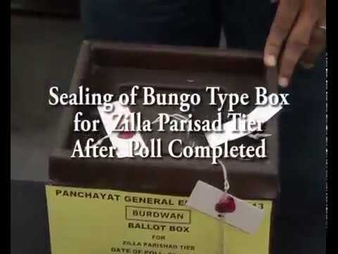 Sealing of Bungo Type Box after poll, Panchayat Vote Video