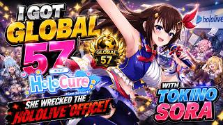 🔥 🐻 🐻  I GOT GLOBAL #57 WITH TOKINO SORA! She DESTROYED the Hololive Office in HoloCure?!