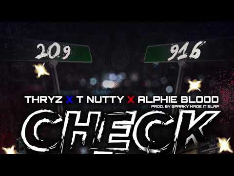 THRYZ x T NUTTY x ALPHIE BLOOD - CHECK IN (OFFICIAL AUDIO) [2021] PROD BY. SPARKYMADEITSLAP