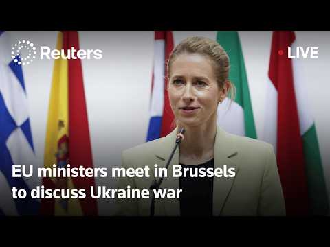 Video Thumbnail: LIVE: EU ministers meet in Brussels to discuss Ukraine war