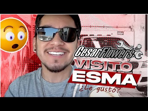 Cesar Flowers nos visitó en ESMA | ¿Se inscribirá a la escuela de mecánica?