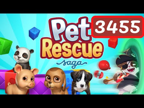 Pet Rescue Saga Level 3455 - No Boosters