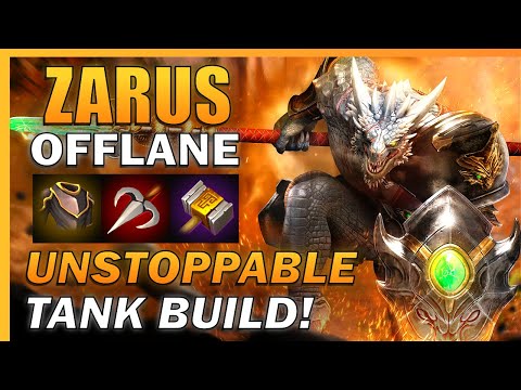 The TANK BUILD that makes ZARUS UNSTOPPABLE when he is ahead! - Predecessor Offlane Gameplay