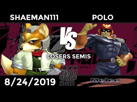 Extra Angle Melee: Losers Semis - Shaeman111 (Fox) vs Polo (Captain Falcon)