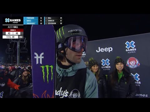 Alex Hall double cork 2160 at X Games Aspen 2022