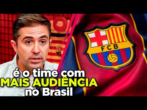 Porque o BARCELONA é o time MAIS POPULAR no Brasil?