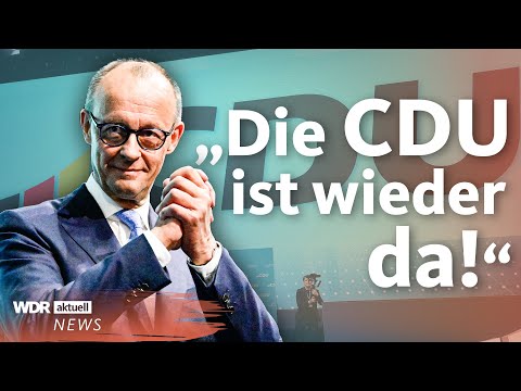 CDU-Parteitag: Friedrich Merz als CDU-Vorsitzender wiedergewählt | WDR Aktuelle Stunde