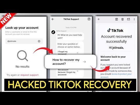 How to Recover Tiktok Account without Phone Number and Email 2025 | Tiktok Hacked Account Recovery