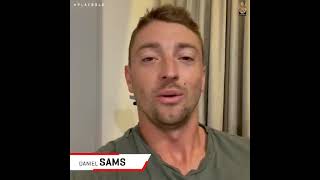 DANIEL SAMS🔥Reaction After Joining RCB 🔥 | Subscribe | Support 🙏