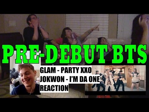 Fangirling over PRE-DEBUT BTS | GLAM Party XXO & Jokwon I'm Da One