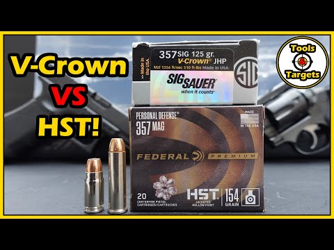HST!...Need I Say More?...NEW Federal Premium HST .357 Magnum Self-Defense AMMO Test!