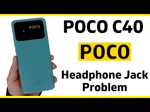 POCO C40 headphone jack problem || poco earphone jack connection problem (220333QPG)