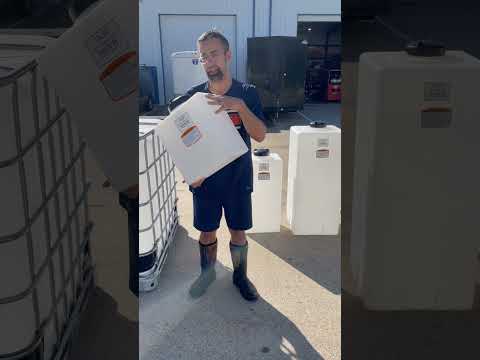 The 7 gallon water tank is great for surfactant or degreaser on a power washer rig