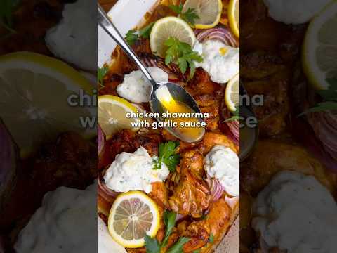 Chicken Shawarma 🔥 (Full recipe pinned in the comments)