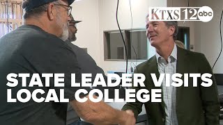 State leader visits TSTC campus in Abilene, highlights education freedom