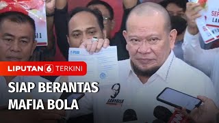 Download lagu La Nyalla Mattalitti Siap Hadapi Erick Thohir dan Berantas Tuntas Mafia Bola mp3