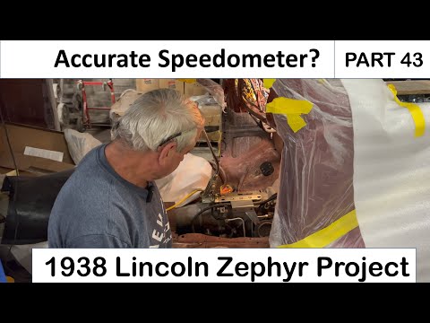 1938 Zephyr Part 43 - Mating the '38 Speedo to a '68 Transmission. (just guessing the trans age)