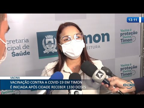 Timon recebe 1.330 doses da Coronavac e inicia vacinação 20 01 2021