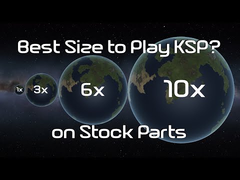 Best size to play KSP? (on stock parts)