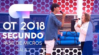 "ALFONSINA Y EL MAR" - DAVE y MARILIA | Segundo pase de micros Gala 1 | OT 2018