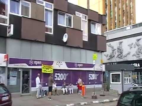 Protest (15 dzień) w Katowicach pod Open Finance i Getin Bankiem 2014.08.05r.