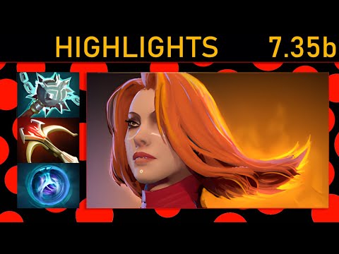🌟Lina 25+ Kills! Carry Highlights 7.35b - Dota 2 Top MMR