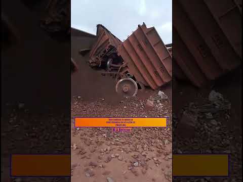 TREM CARREGADO DE MINÉRIO DE FERRO DESCARRILA EM ALTO ALEGRE DO PINDARÉ (MA)#Shorts