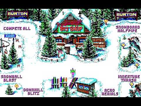 Ski or Die Amiga