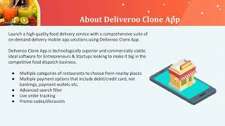 Deliveroo Clone App Development
