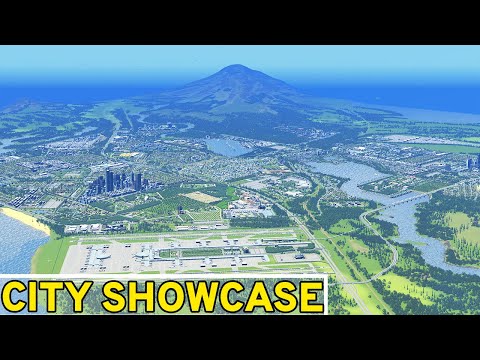 A Beautiful 25 Tile Vanilla Build In Cities Skylines! | City Showcase