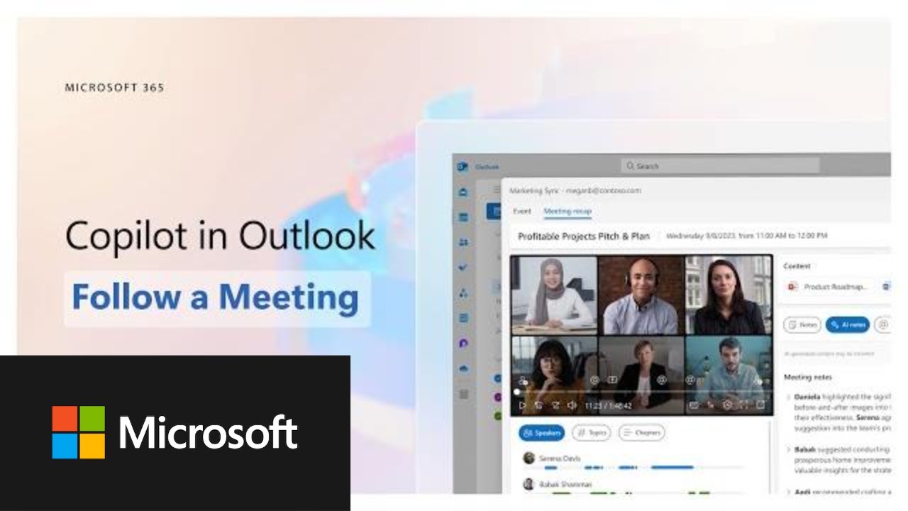 Outlook Copilot - Manage Meetings Efficiently