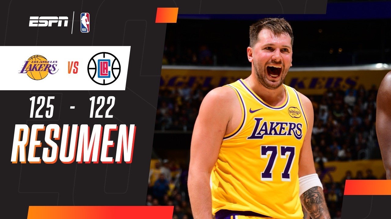 DE LA MANO DE DONCIC, LOS LAKERS GANARON EL DUELO DE LOS ÁNGELES | Lakers 125-122 Clippers | RESUMEN