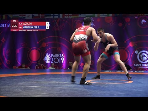 BRONZE FS - 92 kg: O. AGTAS (TUR) v. S. GAMTENADZE (GEO)