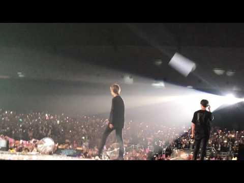 Ending of concert wings tour in jakarta by @maygantii